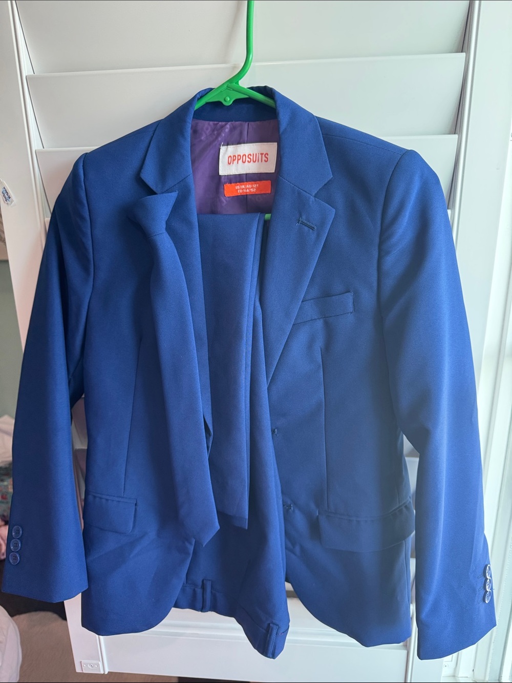 OppoSuits Bright Blue Kids Blazer Suit